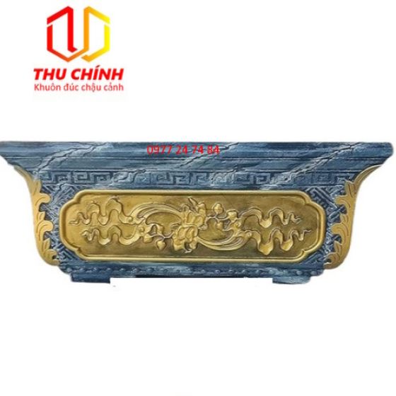 Khuôn chậu chữ nhật dài 70 rộng 48 cao 30 cm. Khuôn chậu cảnh abs