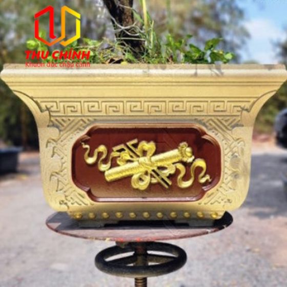 Khuôn đúc chậu cảnh vuông 48. Khuôn chậu abs cao cấp.